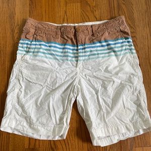 Lucky Brand Mens Shorts Size 32” Blue White